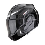 Casque modulable scorpion exo exo - tech evo pro - acuti noir / argent