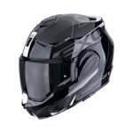 Casque modulable scorpion exo exo - tech evo - traveller noir / blanc