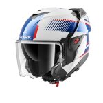 Casque modulable shark oxo sikter chrome blue