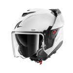 Casque modulable shark oxo sp lyne white silver silver