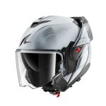 Casque modulable shark oxo speed - tech silver white black