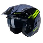 Casque trial kenny miles graphic 2025 grey
