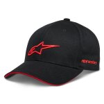 Casquette alpinestars rostrum black / red