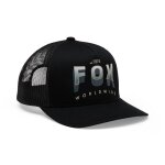 Casquette fox block mesh trucker hat black