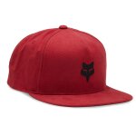 Casquette fox head snapback flame red