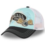 Casquette von dutch trucker patches bleu