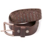 Ceinture helstons pin cuir marron
