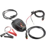 Chargeur de batterie givi s510 d - charge (acide - lithium - lithium ion) noir