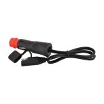Chargeur de batterie oxford c�ble 12v type sae (0. 5m) pour prise allume cigare 12v noir