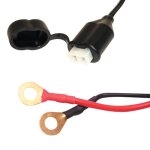 Chargeur de batterie oxford c�ble maximiser / oximiser 0. 5 m (prise sae) noir