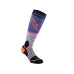 Chaussettes mx alpinestars mx pro black gray purple