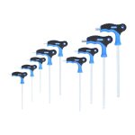 Cl� mixte brilliant tools m�les 6 pans t�te sph�rique � poign�e en t, 9 pcs