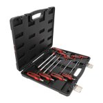 Cl� mixte ks tools coffret de 9 cl�s m�les 6 pans � t�te sph�rique, poign�e en t