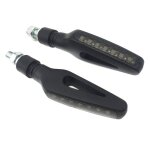 Clignotant brazoline vips s�quentiels � leds (la paire) noir