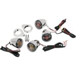 Clignotant drag specialties deuce style led avant et arri�re (la paire) chrome