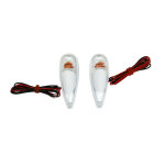 Clignotant replay deco goutte eau fender transparent - blanc ampoule orange l 62mm - h 23mm 18mm paire ...