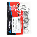 Colliers de serrage artein cremaillere w4 inox 12 a 22 mm largeur 9 mm
