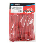 Colliers de serrage artein nylon type rilsan 4, 5x280 mm rouge