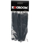Colliers de serrage kooroom dcoupable  la main 150mm x 2, 8mm pack de 60 noir