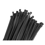 Colliers de serrage r - tech nylon 4, 8x280mm - 100pcs noir