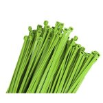 Colliers de serrage r - tech nylon 4, 8x280mm - 100pcs vert