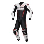 Combinaison alpinestars gp - r7 1 piece white black red fluo