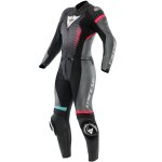 Combinaison dainese fulminea 2 pieces femme black / anthracite / white