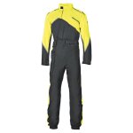Combinaison de pluie held monsun ii noir / jaune fluo