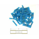 Connectique bihr bout � bout � sertir thermo - r�tractable �1, 5 / 2, 5mm� - 50pcs transparent bleu