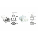 Connectique bihr jeu de 2 voies s�rie 090 smto type origine �0, 85mm� / 1, 25mm� - 5 jeux complets