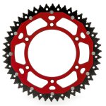 Couronne art dual - components aluminium / acier ultra - light anti - boue 808 - 520