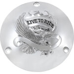 Couvercle de carter d'embrayage drag specialties cache derby vivre rouler