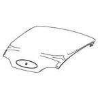 Couvercle top case shad sh40 aluminium