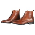 Demi - bottes helstons heritage cire camel