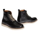 Demi - bottes helstons liberty cuir aniline cire noir