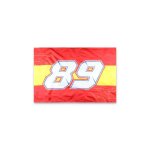 Drapeau kenny jorge martin 89 rouge / jaune