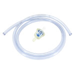 Durite d'essence p2r kit 5x8 transparent filtre conique d6 1m fabrication francaise