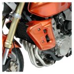 Ecope de radiateur ermax honda cb 600 hornet n 98 / 02 bleu m�tal