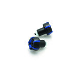 Embouts de guidon bihr spark �18mm noir / bleu