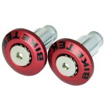 Embouts de guidon bike it affleurant double montage rouge