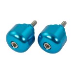 Embouts de guidon bike it bleu