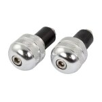 Embouts de guidon bike it rond 13 mm chrome