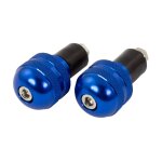 Embouts de guidon bike it rond 22 mm bleu