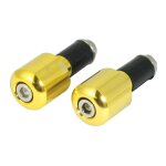 Embouts de guidon bike it slim 18 mm dore