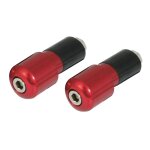 Embouts de guidon bike it slim 22 mm rouge