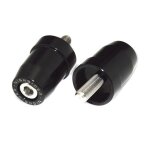 Embouts de guidon brazoline highsider kawasaki noir