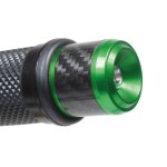 Embouts de guidon chaft horos universel vert