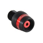 Embouts de guidon lightech noir / rouge