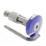 Embouts de guidon oxford barbends 2 (22 mm) bleu