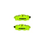 Etriers de frein accossato radial monobloc forg� 108mm avec plaquettes fritt�es jaune fluo